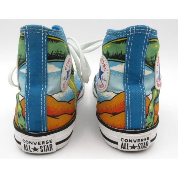 CONVERSE Chuck Taylor DINOVERSE Juniors US 3 Surfing Dinosaur Lace Up Sneakers - Picture 2 of 8